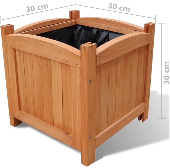 SKM Raised Beds 4 pcs 30x30x30 cm (2x41301) (Weight-13KG)