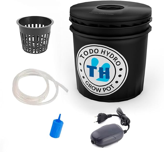Hydroponic Kit N3 DWC System Economic Complete Indoor Garden with Accessories (5gal)