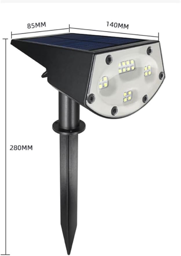 Wall lamp Solar Outdoor Landscape Spotlight Electric Wall Lamp Indoor