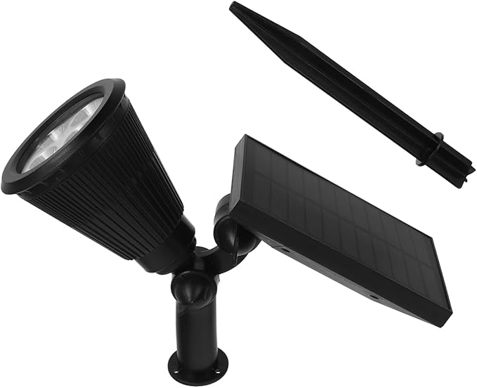 Solar Spotlights Outdoor Waterproof Landscape LED Spot Lights with 4 Warm LEDs 3 Lighting Modes Solar Powered Lawn Garden Patio Protective Tree Lighting
