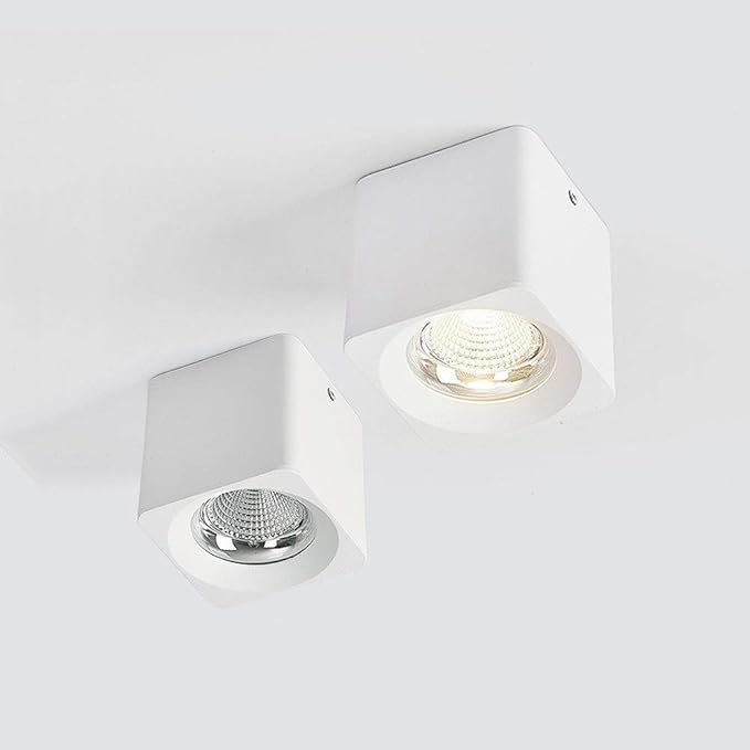 Spotlight Recessed Nordic Simple White Ceiling Fixture Mounted Glare Panel Lamp Indoor Light for Hallway Display Mall