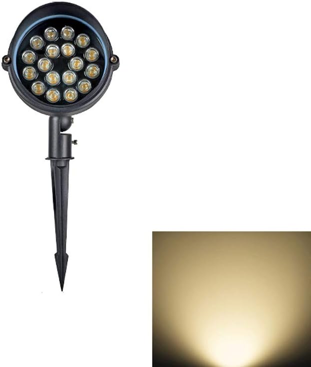 6W/12W/18W LED RGB Color Gradient Light Outdoor Waterproof Tree Spotlight Villa Community Park Landscape Ground Lights Garden Patio Aluminum Flood Light IP65 Fittings