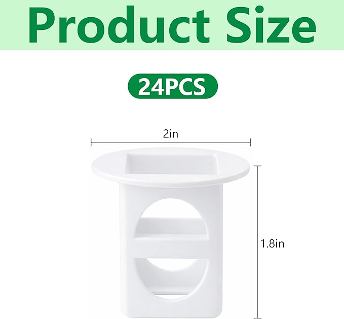 EBaokuup 24 Pcs Grow Cubes for Hydroponic System Grow Cube Hydroponic Cups Compatible with yCube Reusable Hydroponic System Grow Cube for Indoor Graden Supplies