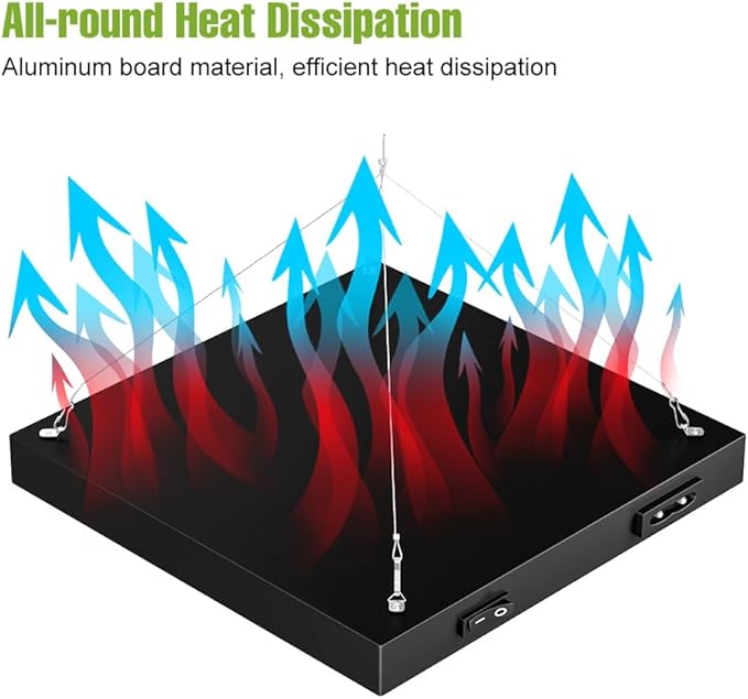 300W LED Indoor Red Blue Plant Light 100-277V Full Spectrum Green Plants Fill Lamps Greenhouse Tent Hydroponic System Potting Cultivation Lamp UV IR Vegs Bonsai Flower Vegetable Succulent Cactus