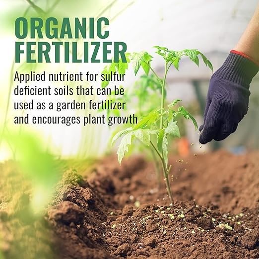 Organic Elemental Sulfur Fertilizer 90% 20 Pounds Acidic Soil Amendment Hydrangea &amp Blueberry Fertilizer Ideal for Garden Soil &amp Lawn Care - Lancaster Agricultural Products.
