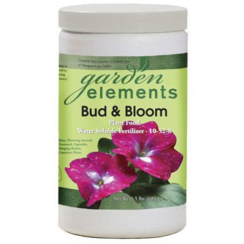Garden Elements Bud &amp Bloom 10-52-8 Water Soluble Plant Food 3 lb Container