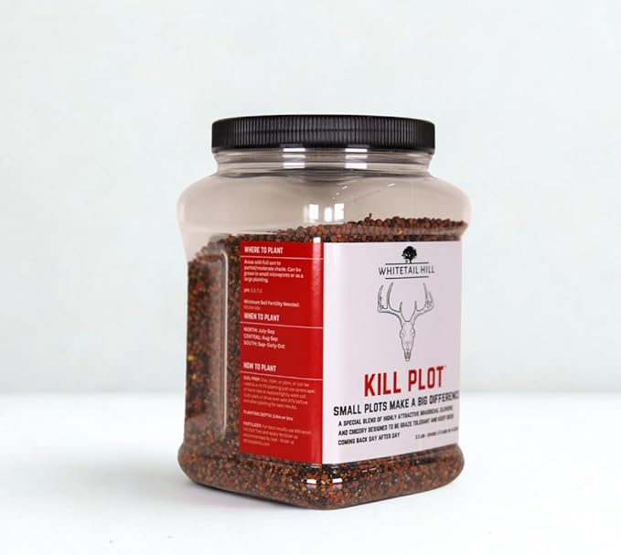 Kill Plot Food Seed Mix for Deer 1/3 Acres or 3 Acres Highly Attractive Mix of Brassicas Clovers and Chicory Made for Small Plots