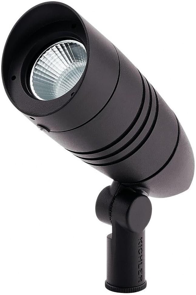 KICHLER Landscape LED 5.3 Watt 3000K Landscape Accent Light in Textured Architectural Bronze 16210AZT30