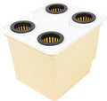 GANAZONO 4holes Soilless Cultivation Barrels Hydroponic Garden Indoor Reusable Plant Grow Baskets Hydroponic Baskets Garden Supply