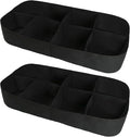 hatleues 2Pcs Rectangle Plant Grow Bags Fabric Raised Garden Bed for VegetableOutdoor Gardening Container Breatheable Cloth Raised Planters for Indoor and Outdoor 2pcs Small