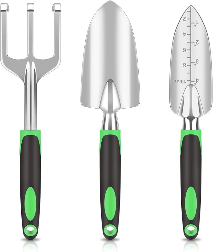 42Pcs Garden Tools Set Garden Tools Set Gardening Tools Set(Green 3 Piece Set)