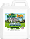 9?0?1 GreeneStart Liquid Lawn Fertilizer – 1 Single Gallon (128 oz) = Covers up to 14200 sq ft with Humic Acid Sea Kelp Iron for Overseeding Drought Recovery &amp Root Development
