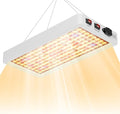 1200W LED Full Spectrum Plants Grow Lights Fill Lamps with Veg/Bloom Settings &amp Stepless Dimming AC100-277V Universal Voltage With Enhanced UV/IR Suitable For Home Greenhouse Hydroponic Cultiva