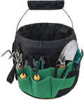 Garden Tool Bucket 5 Gallon Tools Organizer with 42 Pockets Tools Kits Storage Organizer with Handle Waterproof for Most Buckets (Tools Excluded)