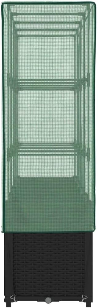 SKM Raised Bed Black Green Polypropylene Iron Polyethylene LargeBlack (Weight 32.08KG)