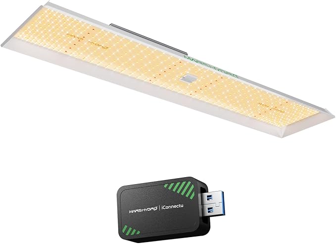 MARS HYDRO TSL2000 300W Led Grow Lights for Indoor Plants Full Spectrum Dimmable Daisy Chain Growing Lamps for 4x2/5x3 Grow Tent and iConnectu Controller