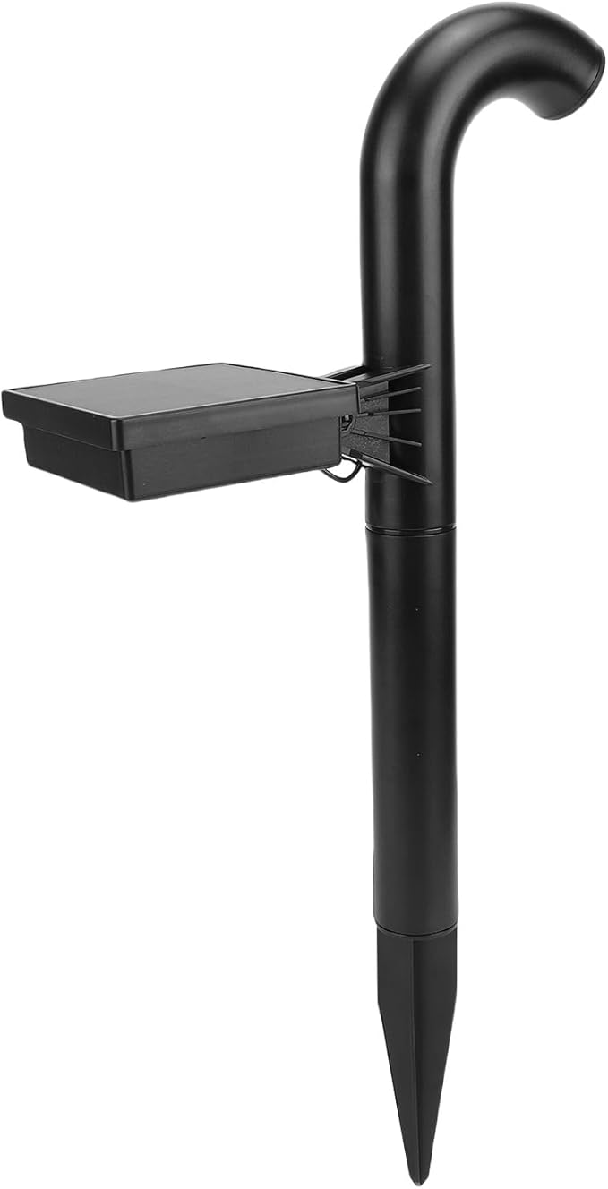 Alomejor Solar Landscape Lights ABS Material Efficient Outdoor Solar Spotlights for Gardens 23.2in Automatic Night Lighting (White Light)
