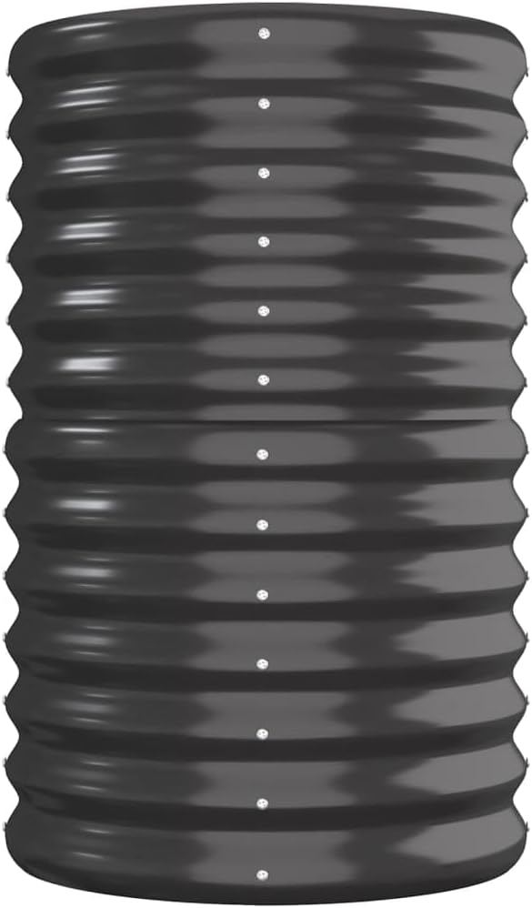 Garden Raised Bed Anthracite Powder-Coated Galvanized Landscape Steel Wire Welded Large Durable Steel Bed Outdoor Patio Use
