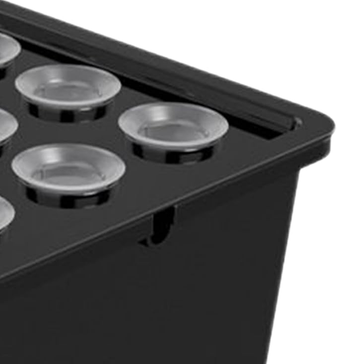 Indoor Hydroponic System 15 Pods Plant Grow Kit 12.6x8.66 Inches ABS Cultivation Planter Soilless Gardening Herb Starter Kit LED Grow Light Compatible