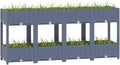 Raised Bed PlanterGarden BedGalvanized Raised Garden BedPlanter Raised bedsGalvanized Planter63x15.7x28 Polypropylene