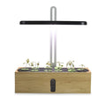 Indoor Gardening Kit Hydroponics Growing System Kit W/LED Plant Grow Light Smart Hydroponics Garden Lights Sprout LED Light Nature Bamboo e Nutrients Seeds Not Included
