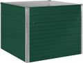 vidaXL Raised Garden Bed - Spacious 39.4x39.4x30.3 Square Galvanized Steel Green Planter - Perfect for Balconies Decks Patios or Gardens