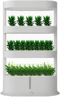 COYEUX Indoor Hydroponics System Automated LED Grow Lights Hydroponic Growing System with Remote Control for Herbs Fruits Vegetables White