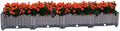 YSUEFIJO Raised Garden Bed Kit Raised Garden Bed Planter Box Outdoor Elevated Flower Box Vegetables Growing Planter Patio Gardening Planter Box