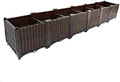 YSUEFIJO Raised Garden Bed Planter Raised Garden Bed Outdoor Planter Box for Outdoor Plants Planter Raised Beds for Vegetables Easy Assembly for Flowers Herbs Fruits
