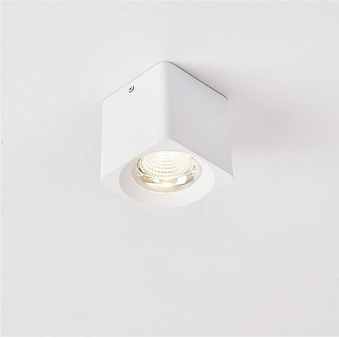 Spotlight Recessed Nordic Simple White Ceiling Fixture Mounted Glare Panel Lamp Indoor Light for Hallway Display Mall