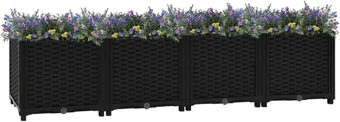 Raised Bed 63x15.7x15 Polypropylene kWeight-20 lbs