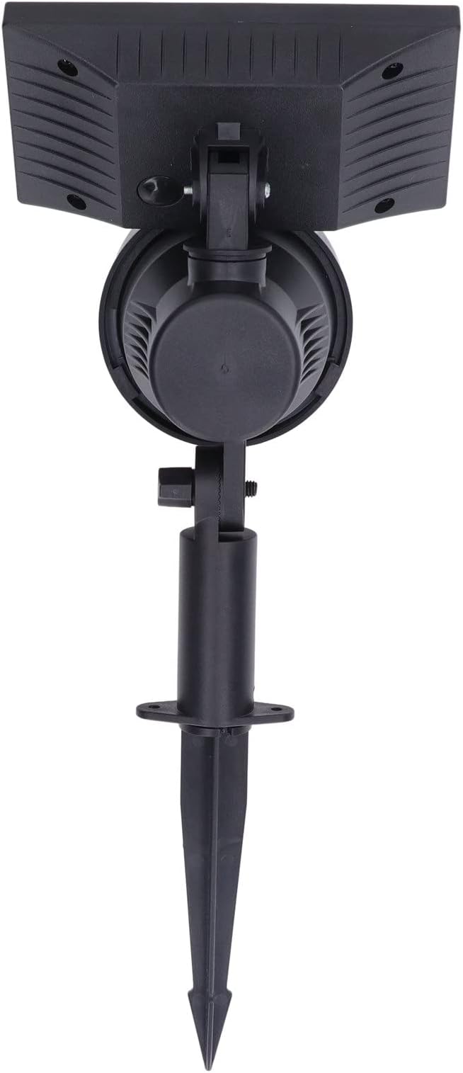 Solar Spot Light 2 in 1 Waterproof Outdoor RGB Landscape Lighting Garden Decor with Rotating Projection - Energy Saving Solar Panel Automatic Light Control for Yard and Festiva