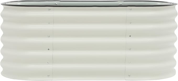 Raised Garden Bed | Metal Raised Garden Bed Kit | 17'' Tall Outdoor Garden Planter Box | Metal Planter Box for Planting Plants Vegetables (3.4x2x1.4FT（1pcs）)