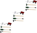 3 Sets Mini Gardening Tool Model Mini Accessory for Creative Decoration and Micro Garden Scenes