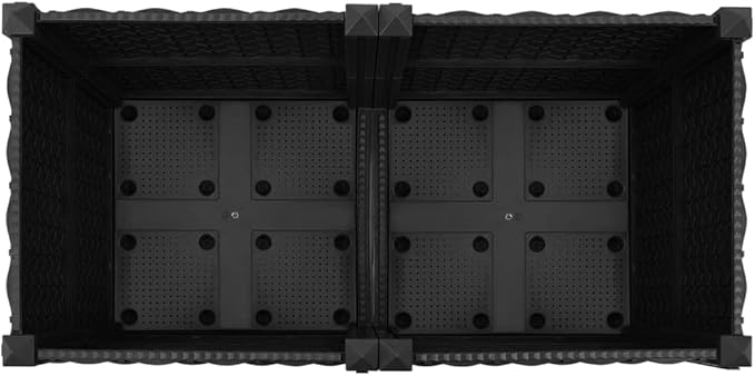 Raised BedGarden Bed Planter Planter Container Vegetable Flower Planter Outdoor Garden Bed Backyard Patio Lawn Balcony 31.5x15.7x15 Polypropylene