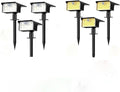 3 Pack Solar Spot Lights Outdoor Motion Sensor 3 Modes 62LED Motion Sensor Outdoor Lights 2-in-1 Solar Spotlights Outdoor Waterproof Auto On/Off Solar lights for Outside Yard Garden Wall Pathway