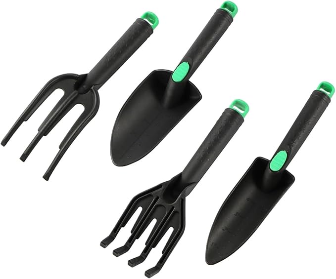 4Pcs Garden Shovel Tool Set for Planting Flowers Shoveling Potted Plants