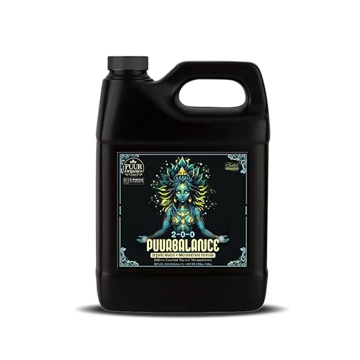 Cronk Nutrients PuurBalance 2-0-0 Organic Micro and Macro Nutrient Formula – Liquid Plant Fertilizer for Full-Cycle Growth – Soil Coco Living Soil Safe – PuurOrganics (500mL)