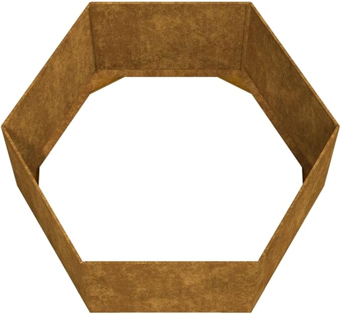 Planter RustyGardening AccessoriesModern DesignBackyard Raised BedsPatio Raised BedsHerb PlantersFreestanding Plantersfor BalconiesDecksPatiosVerandas35.4x35.4x17.7 Corten Steel