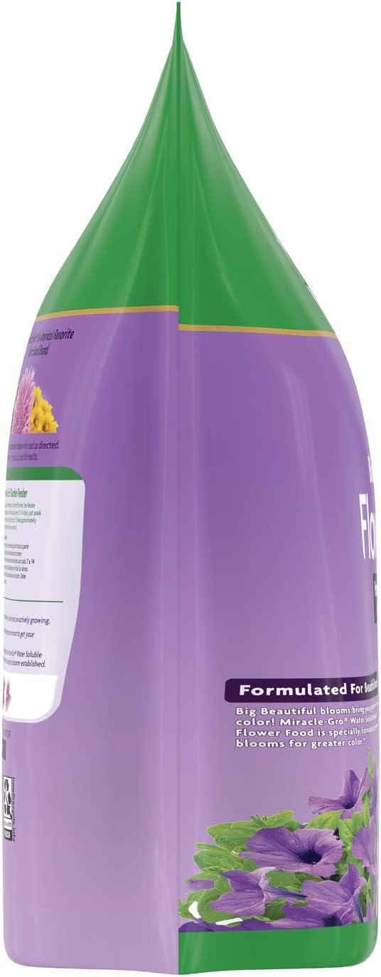 Miracle-Gro Water Soluble Bloom Booster Flower Food Plant Food for Annual and Perennial Flowers In-Ground and Container Plants Roses Hydrangeas Hibiscus 5.5 lb.
