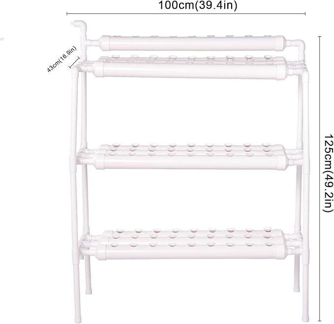 Hydroponic Growing System - Hydroponic Kit | Soilless Cultivation Grow Box Garden Cabinet Box Indoor Planting Kit for Fruits Vegetables