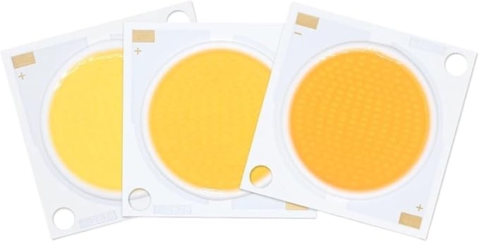 3PCS LED COB Chip Bridgelux Crystal 28 * 28mm Ra90 48W/72W/96W DC36-39V High Lumen Plant Growth Light Home Lighting for Spotlights(3000K72W)