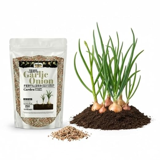 Old Cobblers Farm™ Wicked Growth Garlic + Onion Fertilizer–Nourishes RootsEnhances Flavor and Boosts Plant Health with Eco-friendly Slow-release Nutrients for Robust Growth (5/110/15/20 lbs) (15lbs)