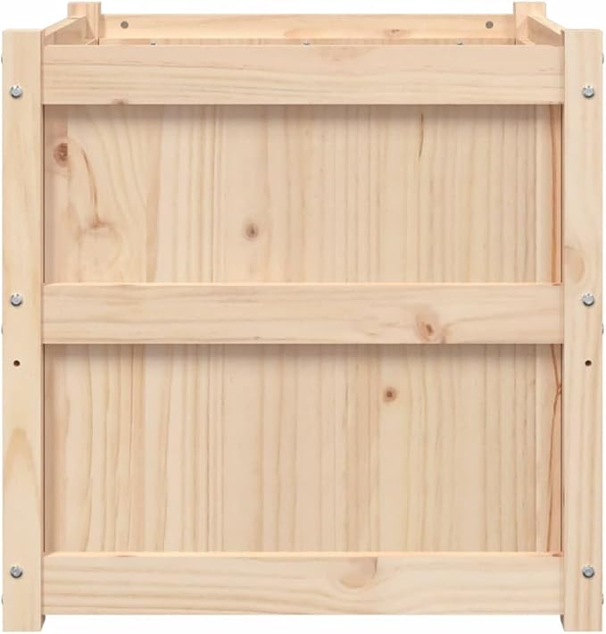 2 pcs Wooden Raised Garden Bed Garden Planter Box Outdoor Wood Raised Garden Bed for Planting Plants Vegetables Solid Wood Pine-328