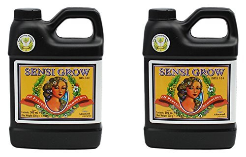 Advanced Nutrients Sensi Grow A and B 4 Liter with Sensi Cal-Mag 4 Liter Bundle and Conversion Chart and 3mL Pipette