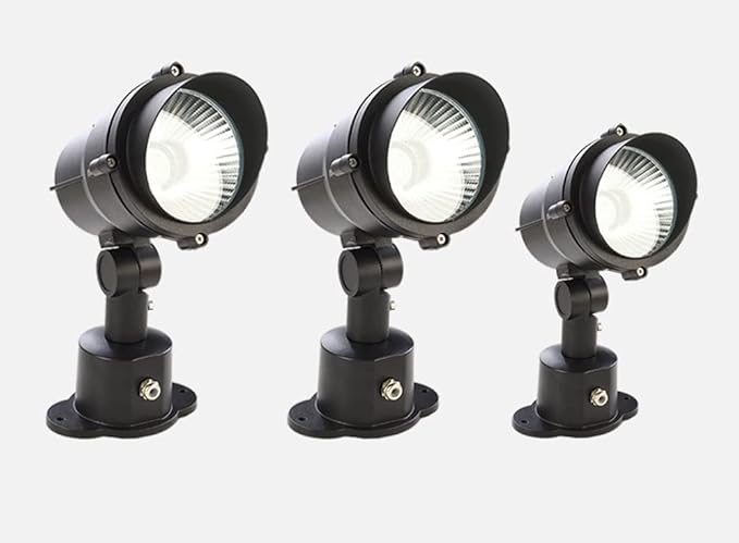 5/10/12/15/18/20/30W Outdoor Led Spotlight Waterproof Landscape Light with Pointed Led Landscape Spotlights Illumination Garden Outdoor Pathway Lighting/A(10W)/6000K White Light