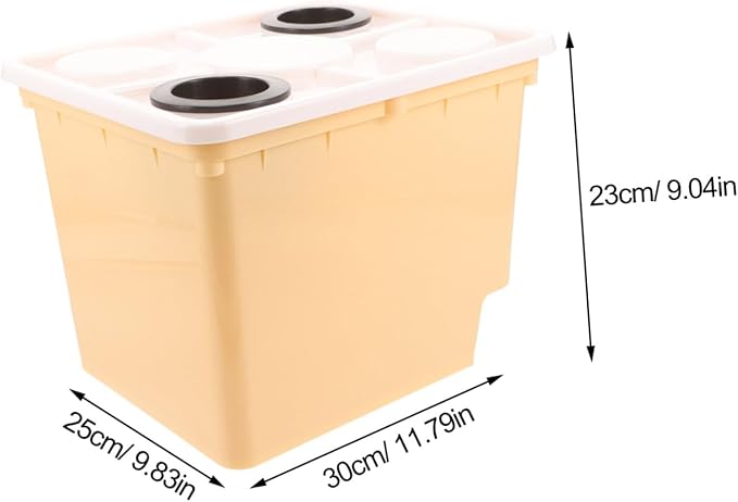 BESPORTBLE Hydroponic Planting Bucket Extra Greenhouse Vegetable Fruit Seedling Pots