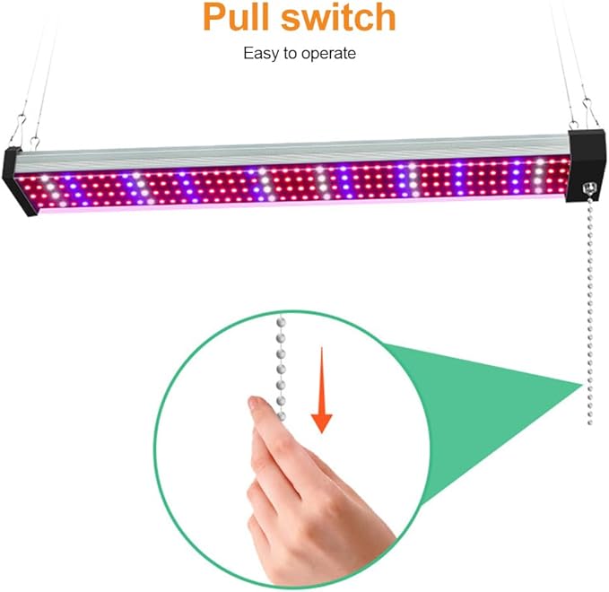 LED Grow s for Indoor Pls Full Spectrum Linkable 5000K Day/620nm Red/465nm Blue IP20 Waterproof Adjustable Height ing Indoor Pl s for Growth Seed Stang