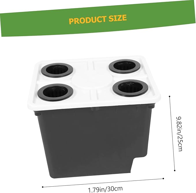 Happyyami Hydroponic Bucket Herb Growing Kit Indoor Hydroponic Systems for Greenhouse