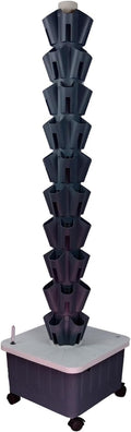 Hydroponics Growing SystemHydroponics Growing Tower Planter for Herbs Fruits &amp Vegetables 5 Plants Per Layer 8/10/12 Layer GYL24824(Color:A1Size:10 Layer)